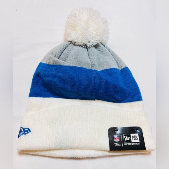 Beautiful Detroit Lions New Era knit hat beanie
NWT With Pom NFL One Of A Kind - Picture 3 of 4